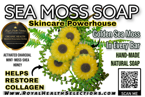 Sunflower Bar- Sea Moss Soap (1 Bar)